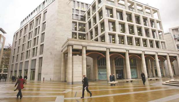 The London Stock Exchange building in Paternoster Square. The FTSE 100 closed up 0.6% to 6,290.30 points yesterday.