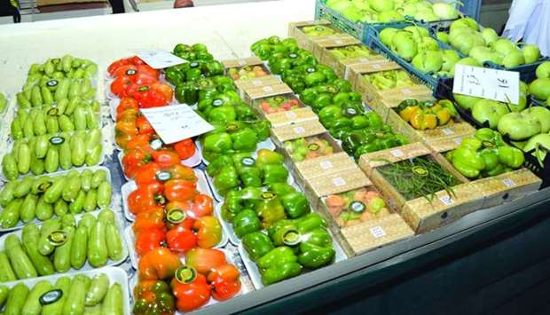 Total volume of local vegetable sales at the Al Mazrouah, Al Khor-Al Thakhira, Al Wakra, Al Sheehaniya and Al Shamal yards stood at 16,035 tonnes