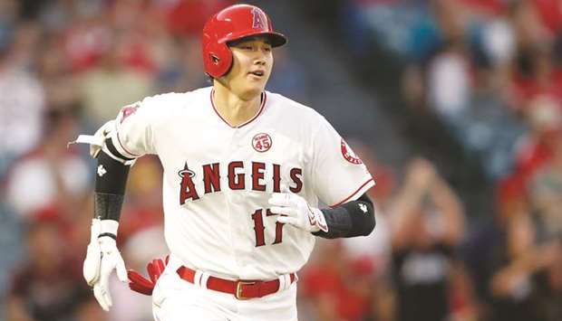 Restricted to a designated hitter role last season, Shohei Ohtani belted 18 home runs with a batting average of .286. (AFP)