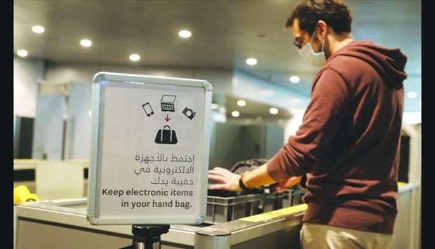 Qataru2019s international airport has enhanced the security screening process while elevating Covid-19 measures by minimising contact at security checkpoints.