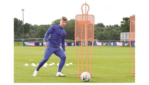 Timo Werner began training with Chelsea this week after completing a u00a354mn switch from  RB Leipzig earlier this summer.