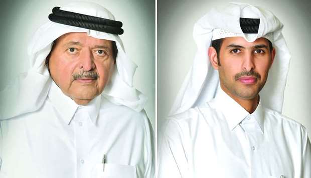 HE Sheikh Faisal Bin Qassim al-Thani, chairman of Aamal, Sheikh Mohamed bin Faisal al-Thani, chief executive and managing director of Aamal