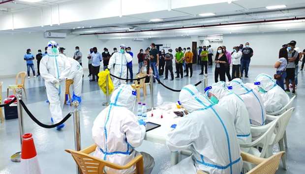 Random Covid-19 tests were conducted over two days for 600 frontline UDC workers in addition to retail and restaurant staff who are dealing directly with customers and visitors at The Pearl-Qatar to ensure the safety of all.
