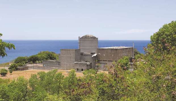 File photo shows the Bataan Nuclear Power Plant (BNPP) in Morong town, Bataan province, north of Manila.