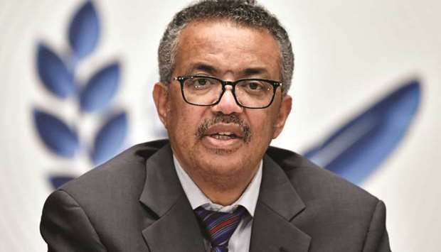 WHO Director-General Dr Tedros Adhanom Ghebreyesus