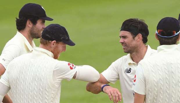 England players during a practice match in Southampton last week. PICTURE: ECB