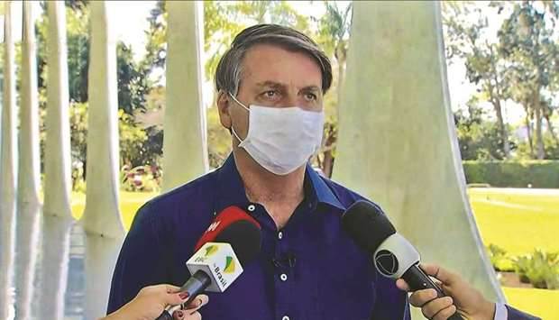 Brazilian President Jair Bolsonaro announces he has tested positive for the coronavirus but said he was feeling u201cperfectly wellu201d and had only mild symptoms.