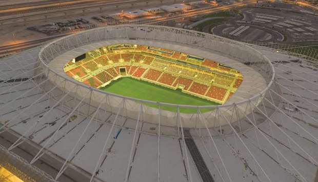 Al Rayyan Stadium and the surrounding project uses 90% of the materials from the old venue.