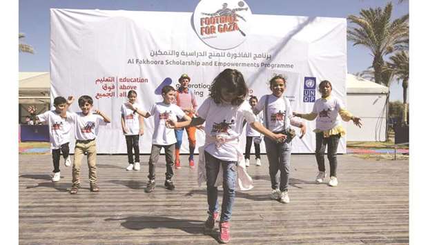 The event brought together 250 children and their families during the day-long event filled with games and entertainment.