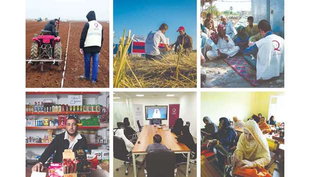 QC projects are implemented in the fields of agriculture, animal husbandry, trade, transportation, and others.