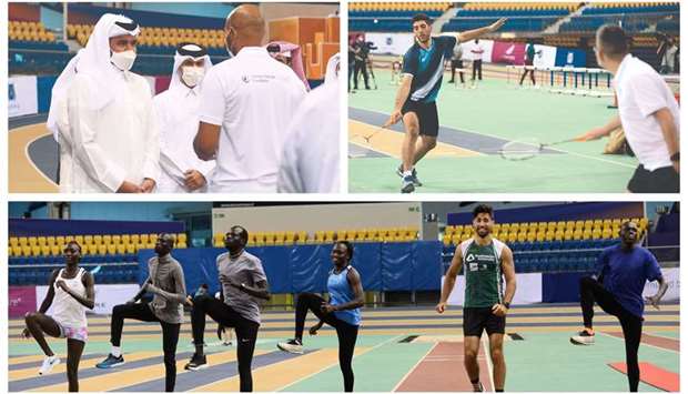 Qatar Olympic Committee (QOC) President HE Sheikh Joaan bin Hamad al-Thani Tuesday met with the Refugee Olympic Team (EOR) during their training camp at the world-class Aspire Zone in Doha and reinforced the QOCu2019s commitment to supporting refugees.