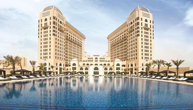 A view of The St Regis Doha.