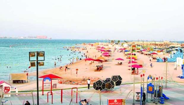 Katara beach will continue to receive visitors from 3pm until 10pm and swimming will be allowed until sunset