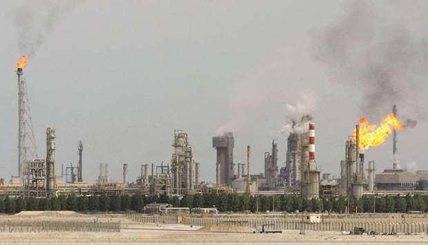 An oil refinery on the outskirts of Doha (file). QP earlier this month raised $12.5bn in a multi-tranche bond offering, marking a significant achievement for an oil and gas company in the international financial and capital markets.