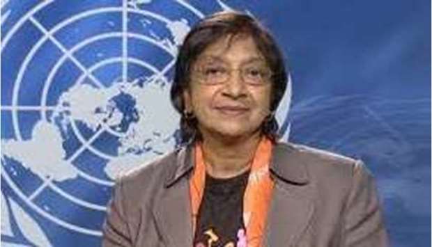 Former UN rights chief Navi Pillay