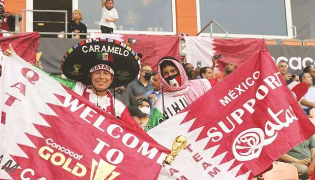 Fans travelling from Washington, New York and California were a picture of consistency at Qataru2019s matches at the Gold Cup group stage. Hundreds of flag-waving fans have been seen at Qataru2019s matches against Panama, Honduras and Grenada.