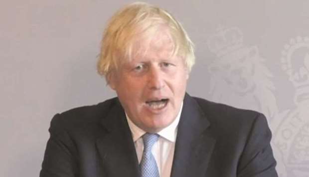(File photo) Boris Johnson.