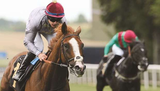 Wahraan won the handicap for three-year-olds and older at Newmarket Racecourse in UK yesterday. PICTURE: John Hoy