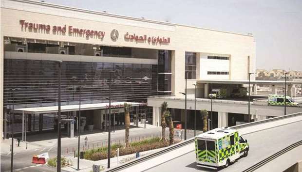 The Trauma and Emergency department at Hamad General Hospital.