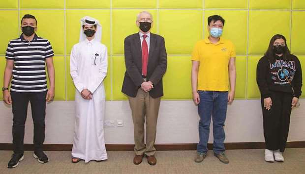 Winners of the competition to participate in STEM forum in London.