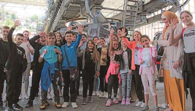 QC's sponsored orphans take part in training sessions, educational and sports events, lectures on Islamic education, history and computer, creative workshops, and visits to some of the famous tourist attractions in Sarajevo.