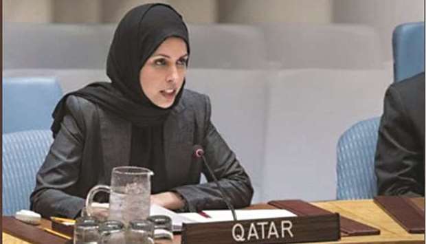 HE Sheikha Alya: renewed Qatar's call to the UN Security Council to assume its responsibilities.