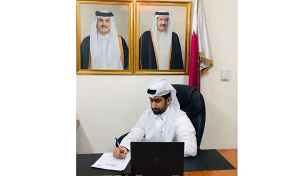 The meeting took place via video conference, in the presence of President of Afghanistan Dr Mohamed Ashraf Ghani and a number of ranking officials.