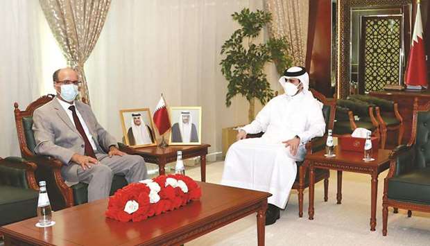 During the meeting, the two sides discussed bilateral relations and ways to enhance co-operation in the areas of oversight work and efforts to improve the performance of the ARABOSAI.