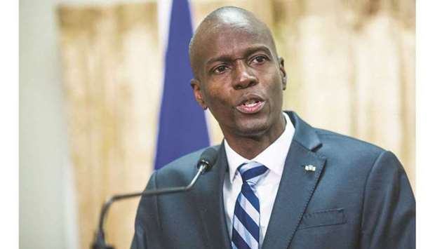 Haitian President Jovenel Moise (file pic)