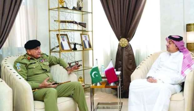 During the meeting, they reviewed military relations between the two countries and ways to enhance them.