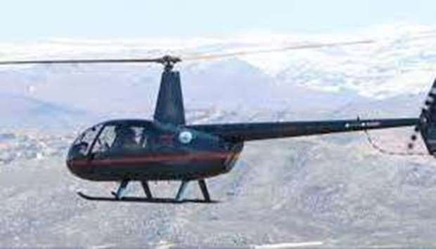 A 15-minute rides on an army Robinson R44 training helicopter costs $150.
