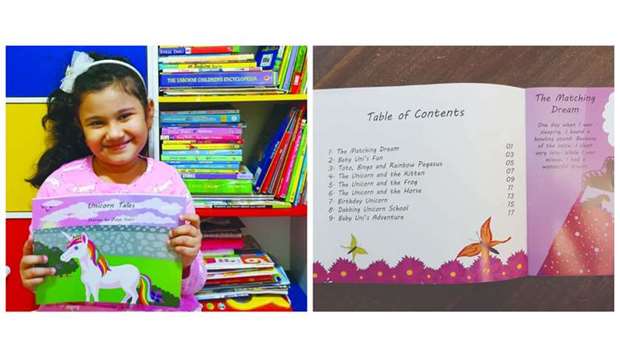 Unicorn Tales is a collection of nine stories written by seven-year-old Zoya Nabil