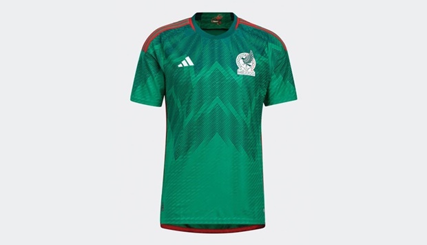 The Mexican Football Association has unveiled the national teamu2019s home shirt for FIFA World Cup Qatar 2022.