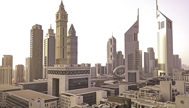 The Gate building (centre left), in the Dubai International Financial Centre. After attracting crypto firms, property investors and Russian billionaires, Dubai is drawing a new crowd: Hedge fund managers.