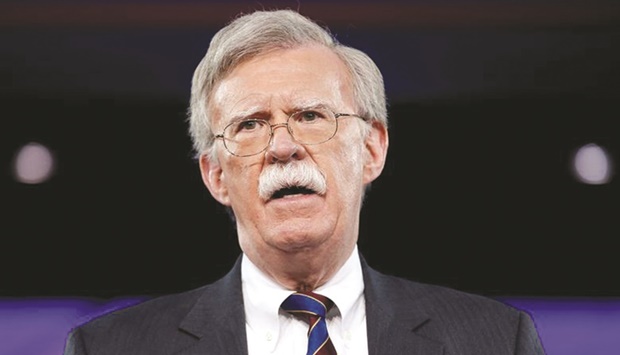 DISCLOSURE: Former national security adviser John Bolton.