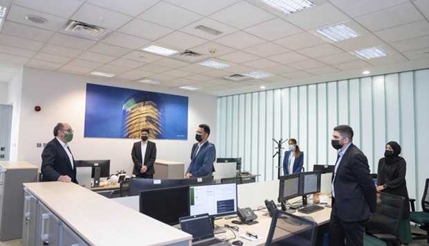Ignacio Galan meets with the Iberdrola team at the Iberdrola Innovation Middle East Research and Innovation Centre at QSTP in Doha in March this year