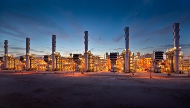 Dolphin Energy's plant (gas processing and compression facilities) at Ras Laffan in Qatar