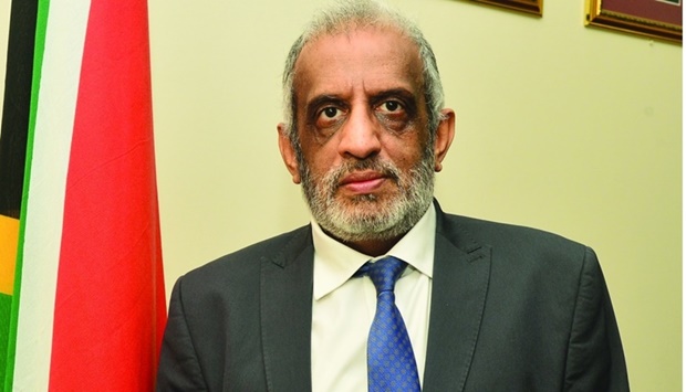 South African ambassador Ghulam Hoosein Asmal. PICTURE: Shaji Kayamkulam