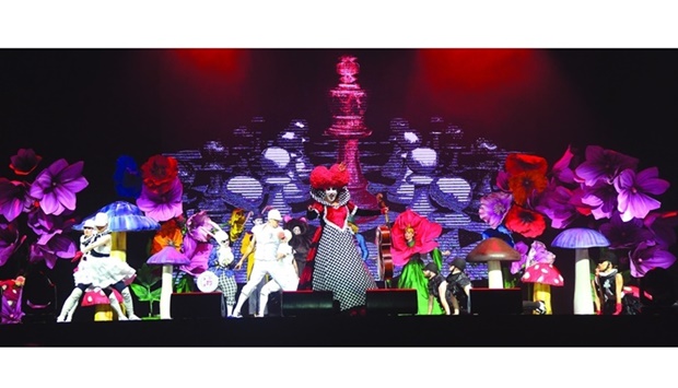 Alice in Wonderland u2013 Cirque Show marked the start of QT's Summer in Qatar campaign. PICTURES: Shaji Kayamkulam.
