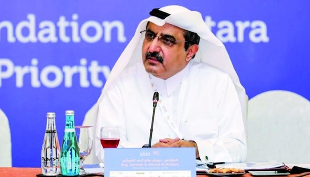 Darwish Ahmed al-Shaibani at the launch of the campaign