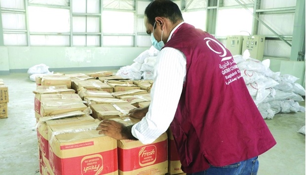 Recently, Qatar Charity distributed essential food items and gas cylinders among refugees, which benefited 15,442 people.