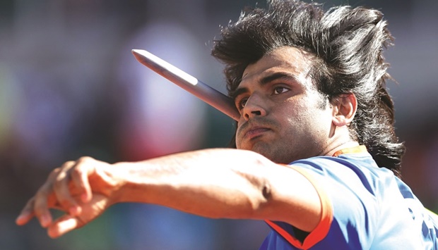 Neeraj Chopra of India competes in the menu2019s javelin qualification at the World Athletics Championships on Thursday. (AFP) Neeraj Chopra of India competes in the menu2019s javelin qualification at the World Athletics Championships on Thursday. (AFP)
