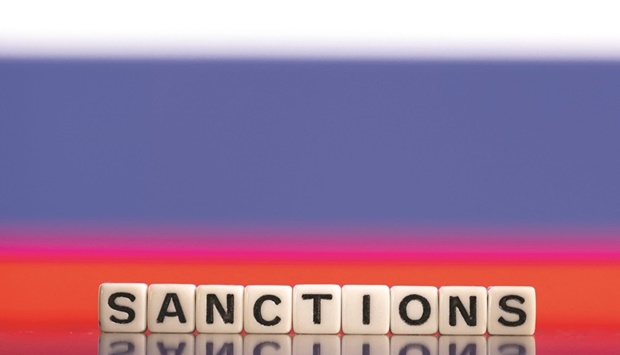 Russia flag Russia sanctions