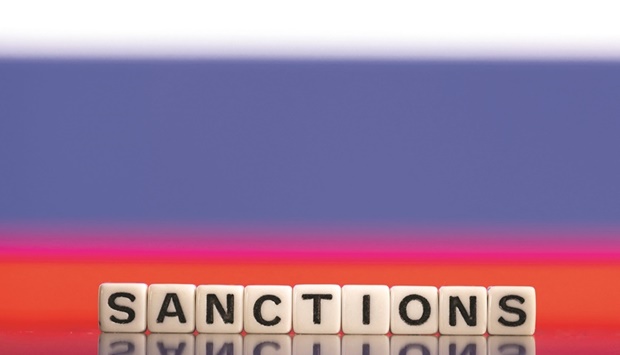Russia flag Russia sanctions