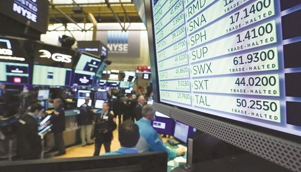 Traders work on the floor at the New York Stock Exchange in New York (file). The US has long been the destination of choice for tech startups globally, which flocked to its liquid markets and high valuations.