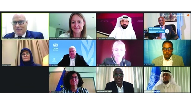 Participants of the virtual panel discussion.