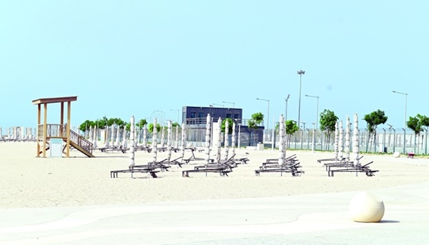 Many facilities have been provided as part of the Ras Abu Aboud Beach project. PICTURES: Ram Chand