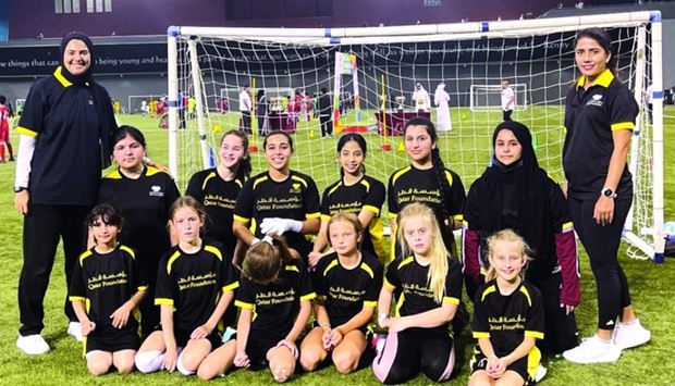 Education City offers women-only community football classes.