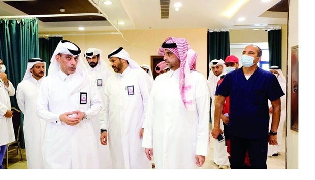 Qatar's consul general inaugurates medical unit of Qatari Haj Mission