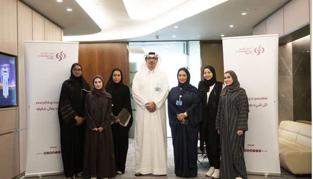 As part of its Corporate Social Responsibility, Commercial Bank joined forces with DotSpace agency to host eight Qatari students from Qatar University as part of their summer internship programme.